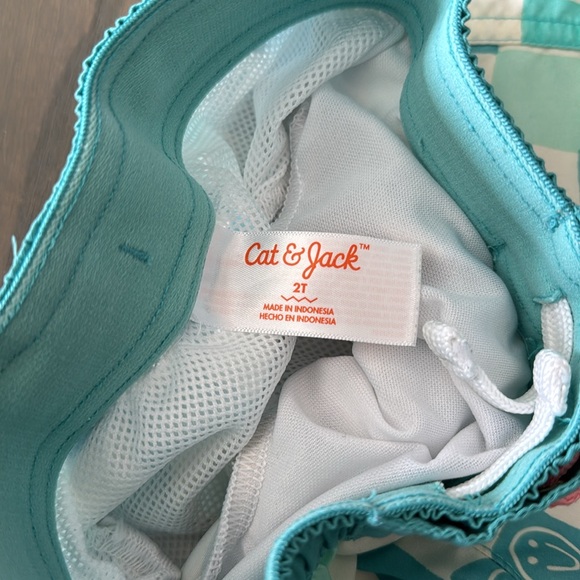 Cat & Jack Checkered Swim Trunks - 2T - Picture 5 of 5